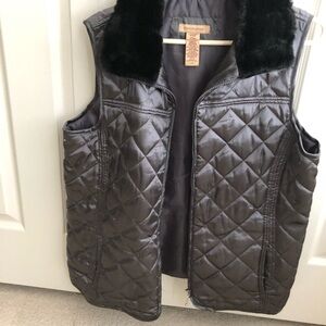 Silver padded vest